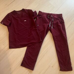 FIG Maroon Scrubs